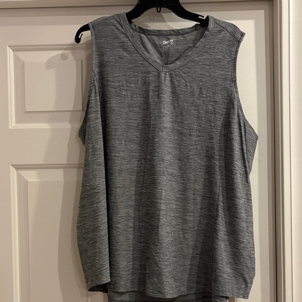 Duluth Trading Co Gray Muscle Tee